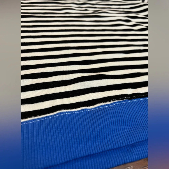 Free People Classic Striped Oversized Crewneck Top - Picture 7 of 10